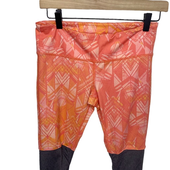 Alo goddess leggings size small gray orange - Picture 2 of 4